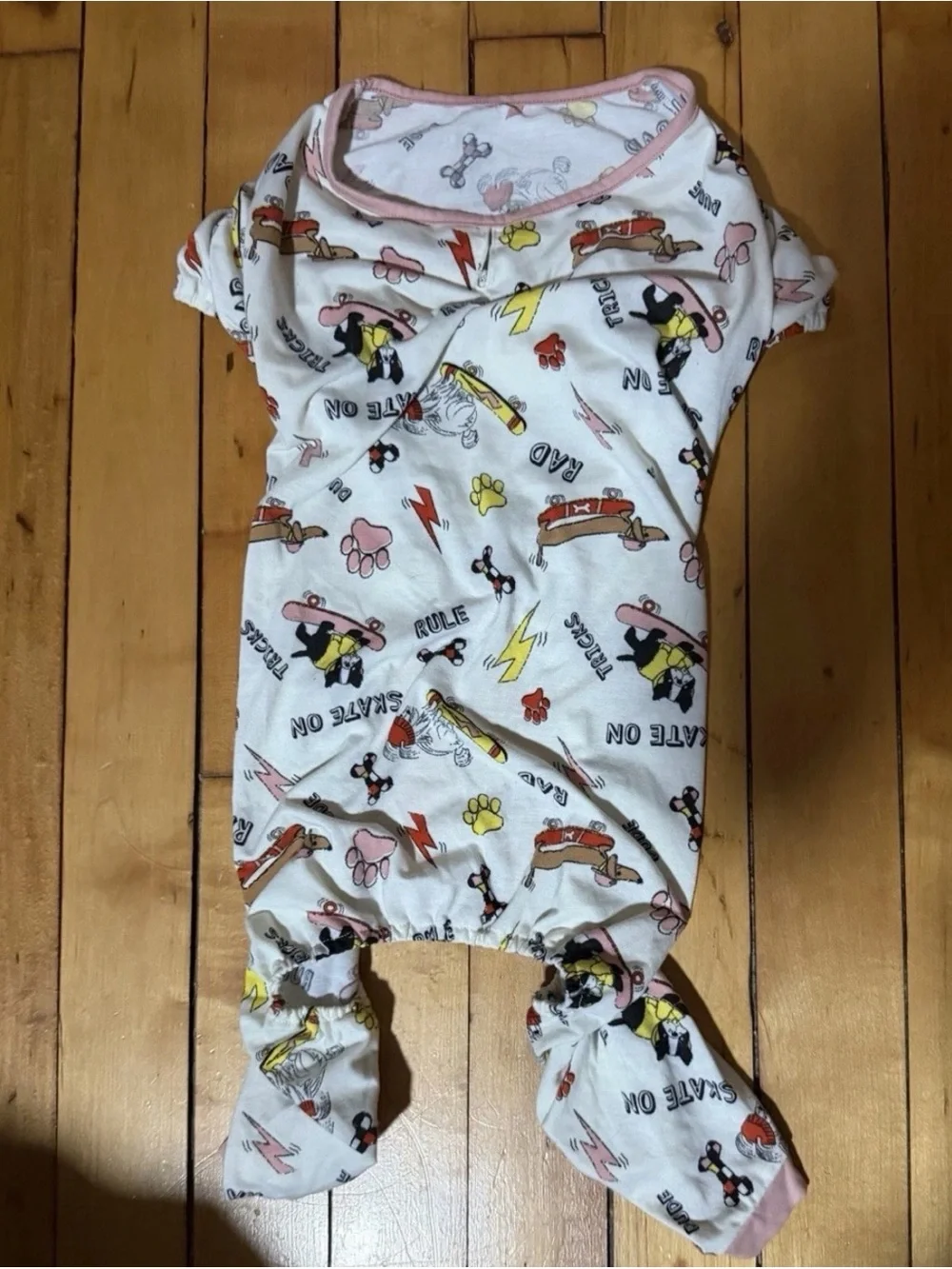 Dog Pet Pajamas Youly Skate On Skater Size XL